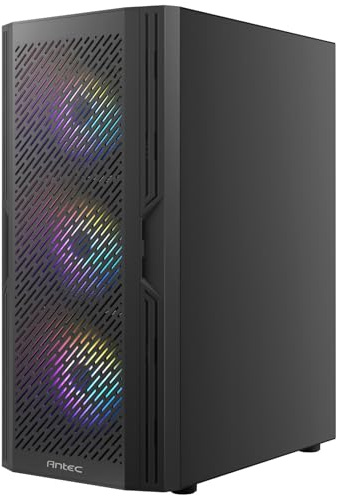 ANTEC AX20 PC Gehäuse Midi Tower Gaming Black ATX, schwarz