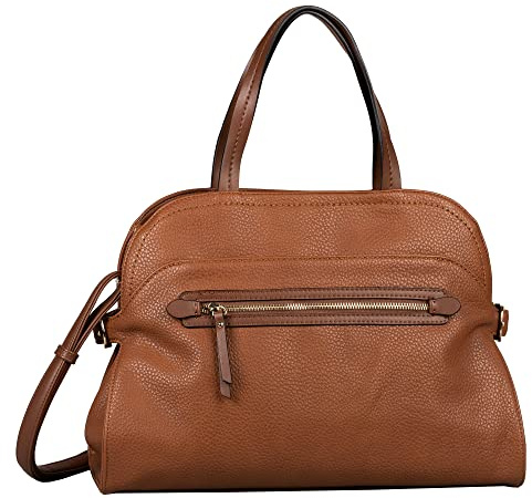 Gabor bags Neomi Damen Shopper Umhängetasche Reißverschluss Groß Braun