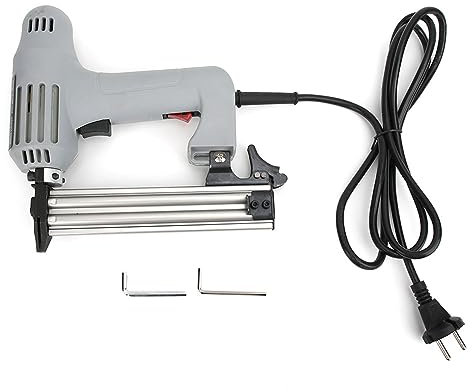 Pistola de Clavos Eléctrica F30, Grapadora, Clavadora para Carpintería, 220 V, para Decoración de Carpintería Pequeña, Cuero, Tela, Producción de Muebles de Madera, Clavado