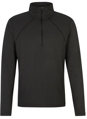 Ziener Jito Jersey de esquí, Camiseta Funcional | cálido, elástico, Reciclado, Negro, 48 Hombres