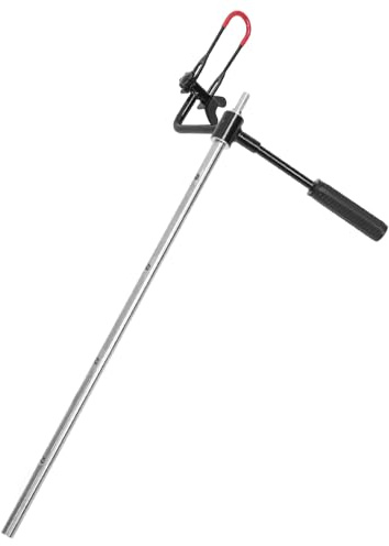 Dioche Taladro de Hielo de 18 Mm Varilla de Extensión de Barrena para Taladro de Hielo Herramienta de Perforación de de Acero de Aleación de 70 Cm para Pescar Al Aire Libre - Estabilidad Mejorada y