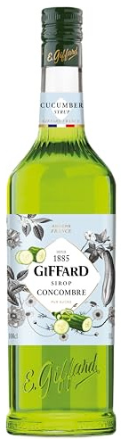 Giffard - Sirop Saveur Concombre - Recette et Fabrication Françaises - Léger et Frais - 1 Litre