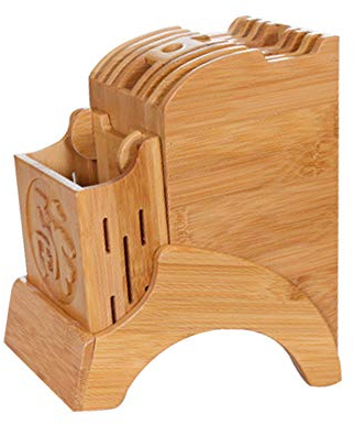 Porta coltelli universale, Blocco porta coltelli in per casa, Porta coltelli da banco per macellaio da banco, Organizzatore e custodia per coltelli da cucina, Casa e cucina