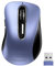 memzuoix Souris sans Fil 2.4GHz, Souris Optique Portable 1400 DPI avec Mini Récepteur USB, 5 Boutons et Fonctionnement sur Piles pour Ordinateur Portable, de Bureau, MacBook - Bleu Marine