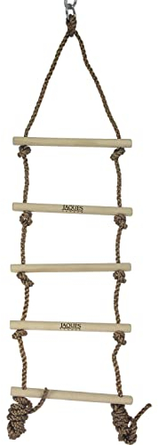 Jaques of London Rope Ladder | Kids Outdoor Play Equipment| Climbing Frame Accessories | Rope Ladders for Children Wooden Climbing Frame | Since 1795