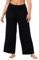 Ulla Popken Damen Marlenehose Hose, Schwarz, 50-52 EU