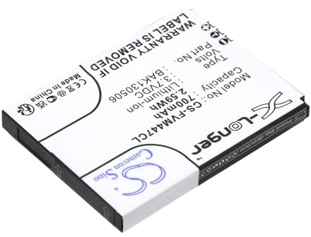 TCTK Akku 700mAh Kompatibel mit [FRITZFon] AVM 2000, AVM 2446, C4, C4 Mobilteil, C5, C5 Mobilteil, M2, M2 MT-F, MT-F 2000, 2446 Ersetzt 312BAT006, 312BAT016, BAK130506, EAC623 FBA