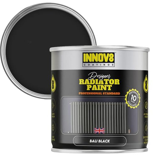 INNOV8 COATINGS RADIATOR PAINT - 750 ml - Satin - Fast Dry (Bali Black)