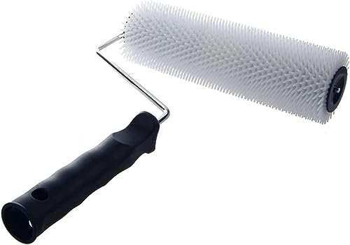 SFQEVHRZ Paint Rollers，Facade Roller， 13mm Teeth Height Plastic Handle Spiked Roller Tool Set Paint Roller Brush Tools Set Household