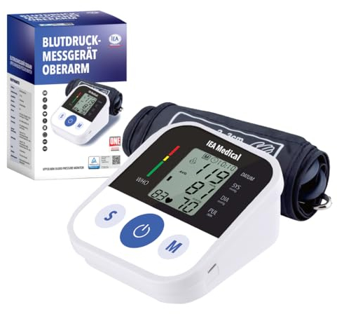 IEA Medical Blutdruckmessgerät Oberarm, Blutdruckmessgerät manuell, Blutdruckmessgerät, Bluthochdruck Messgerät