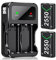 Controller Akkupack für Xbox mit 2X 5520mAh wiederaufladbar Akku für Xbox One/Xbox Series X/S Elite, Ladestation für Xbox One mit 60% Schnelllade USB Anschluss für Xbox Controller Battery