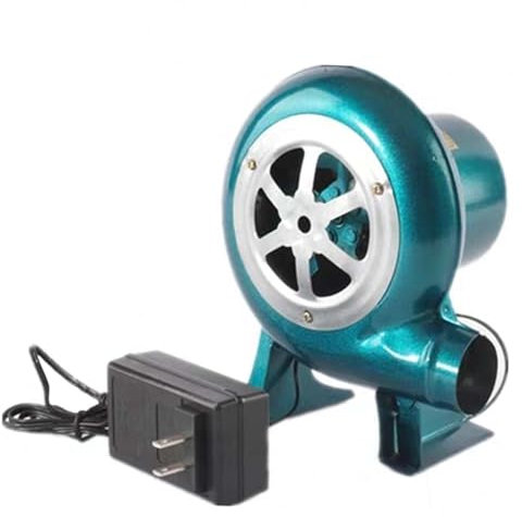 Soplador De Barbacoa - Soplador De Aire Eléctrico Centrífugo, Turbina Soplador De Castillos Hinchables, Parrilla del Encendedor del Carbón De La Fan, Excitador De Llama De Arranque De Fuego(40W)