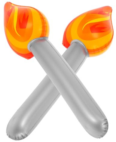 HOMOCONO 2pièces Torches Gonflables Pour Cosplay Accessoires De Fête Idéales Pour Événements Sportifs Et Performances Scéniques