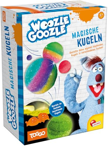 Lisciani - WOOZLE GOOZLE - Bolas mágicas para niños a partir de 8 años, juego de manualidades para niños a partir de 8 años, bolas luminosas para hacer tú mismo, juego científico creativo, 7 colores