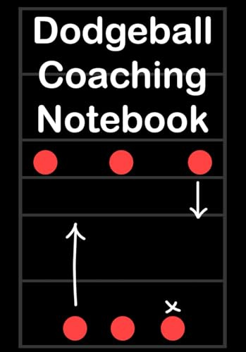 Dodgeball Coaching Notepad: European Dodgeball Court, Drills and Notebook