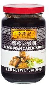 LKK Black Bean and Garlic Sauce 368g | Authentic Chinese Fermented Black Bean Paste with Garlic | Ideal for Stir-Fries, Marinades & Dipping | Vegan | No Added Preservatives or Colouring