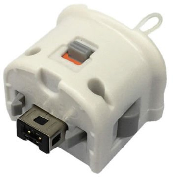 Motion Plus MotionPlus Adapter Sensor für Nintendo Wii Remote Controller Weiß