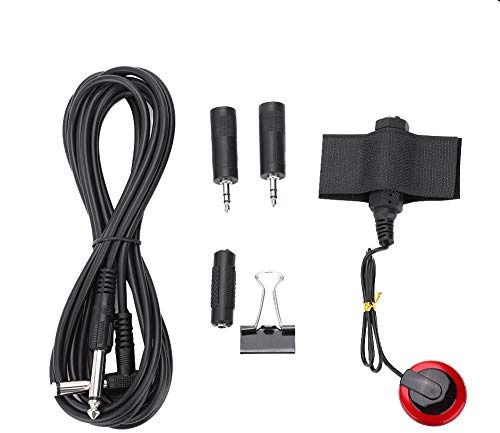 Dilwe Pastilla de Guitarra, Piezo Micrófono de Contacto Transductor Pickup Cable de Audio para Guitarra Violín Ukulele Cello Banjo Instrumentos