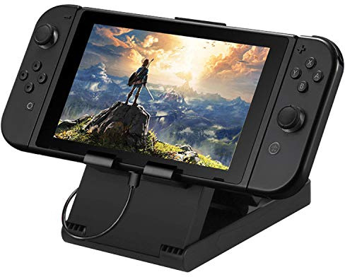 Y.D.F Stand for Nintendo Switch Compact Foldable Multi Angle Holder Play Stand Compatible with Switch/Lite/OLED IPad iPhone Samsung Galaxy Tab Android Phones Tablets E-Reader