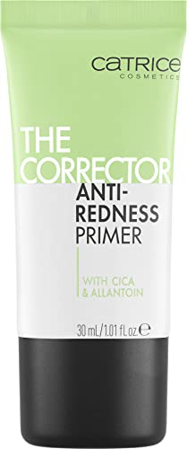 Catrice The Corrector Anti-Redness Primer, Grün, langanhaltend, pflegend, porenverfeinernd, für trockene Haut, vegan, ölfrei, ohne Parfüm, ohne Alkohol, 1er Pack (30ml)