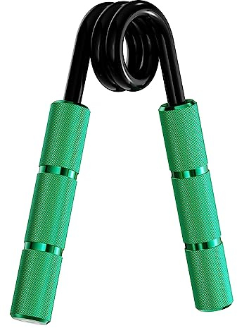 RPM Power Metal Gripper Pinza per Le Mani 8 Diversi Livelli di Tensione (23Kg - 181kg), Potenziamento Muscolare di Mano, Polso, Avambraccio (400lbs Verde)