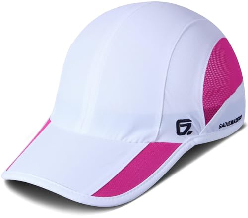 GADIEMKENSD Quick Dry Sports Hat UPF50+ Soft Outdoor Run Cap (56-60cm)