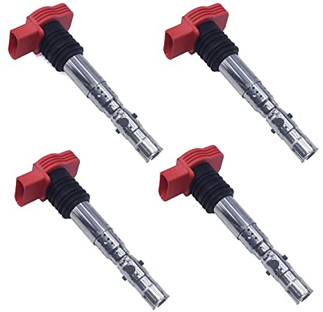 Connecteur Bougies Bobine À Allumage À Haute Énergie Convient Pour B6 06E905115E 07K905715D 07K905715F 1.4TSI Multifuel Plags Packs Bobine Rechange Rechanges Fils Rechange Avec