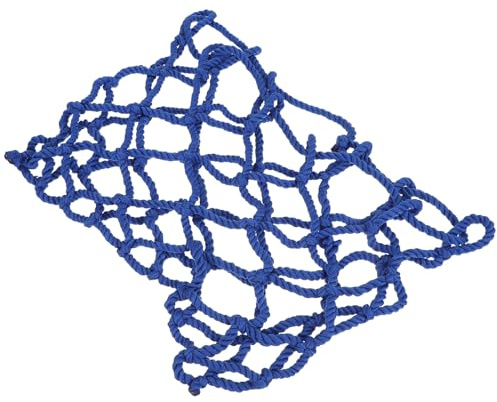 TOYANDONA Comedero de Heno para Conejos y Cobayas Colgante, Bolsa de Malla Resistente a Mordeduras, Color Azul Oscuro, para Jaulas Pequeñas, Alimentación Lenta y Controlada, Suministros