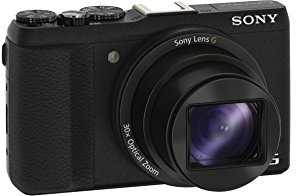 Sony DSCHX60BV.CE3 Appareil photo numérique bridge 3 (7,62 cm) 20,4 Mpix Zoom optique 30x Wi-Fi/HDMI/USB Noir