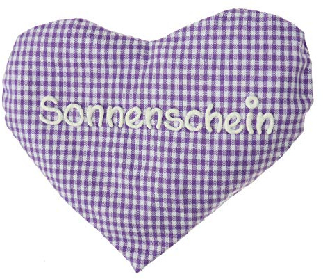 Cuscino termico a forma di cuore con scritta, cuscino riscaldante, semi di colza, regalo di nascita, regalo di compleanno