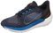 NIKE Men's Air Winflo 9 Sneakers, Obsidian Dk Blue Black White, 8.5 UK