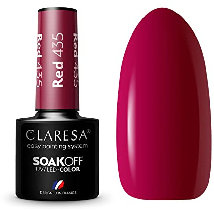 435 RED UV Nagellack 5 ml Claresa