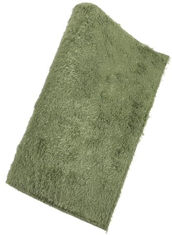 POPETPOP Reusable Light Green Sponge and Fiber Reptile Bedding Mat, Easy to Clean Terrarium Substrate Suitable for Household Reptiles, for Tortoises and Geckos
