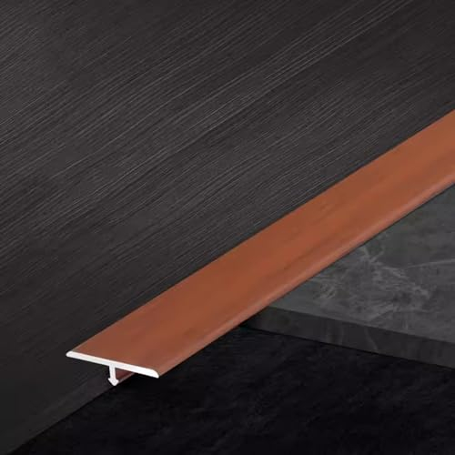 GTPBAO Übergangsprofil Abdeckleisten Flache Bodentrennleiste In Teakholzfarbe, Türkantenleiste Aus Aluminiumlegierung für Holz-Vinyl-Laminatböden, Breite 25mm (Size : 150cm/59 inch)