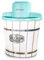 Nostalgia Machine à crème glacée électrique – Seau en bois style salon, machine à crème glacée douce à l'ancienne fait du yaourt glacé ou du gelato en quelques minutes – Appareil de cuisine amusant –