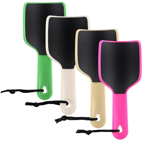 Pasdrucn 4 Stück Hornhautentferner U Form, Hornhauthobel Für Hornhaut Entfernen Fuß, Hornhauthobel Professioneller, Hornhautfeile Fußfeile Hornhautfeile, Gebogene Fußfeile Hornhautraspel