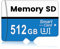 kacbuy Scheda SD 512GB - Scheda di Memoria Grande Capacità Scheda TF Alta Velocità Memory SD Card per Fotocamere/Droni/Smartphone/Tablet (512gb)