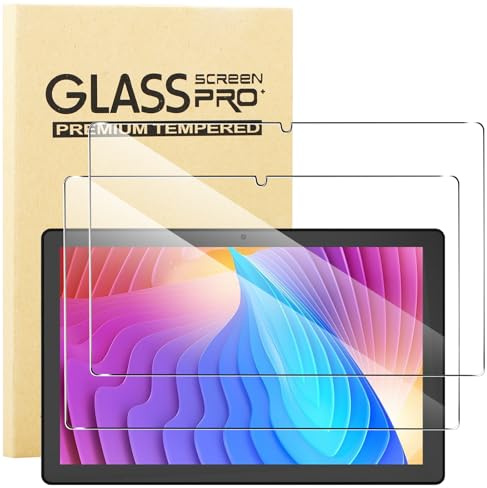 KUSINHOKA Vetro Temperato per Yicty Tablet CCA10 10 Pollici, [2 Pezzi] Durezza 9H Pellicola Protettiva, [Anti-Graffio], [Senza Bolle], HD Trasparente Protezione Schermo Protector Film