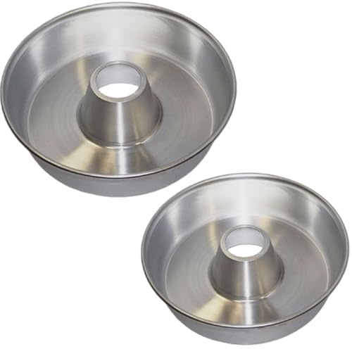 PetriStor Set med 2 – Classic Frankfurter kransform Ø 24 cm och Ø 30 cm – jämn garvning – rund kakform – aluminium – hög kant – bakform för läckra kakor och tårtor (24 + 30)