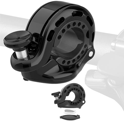 1 campanello localizzatore Airtag bici compatibile 22.2mm 25.4mm 31.8mm diametro manubrio, localizzatore gps, gps per bici, gps bicicletta