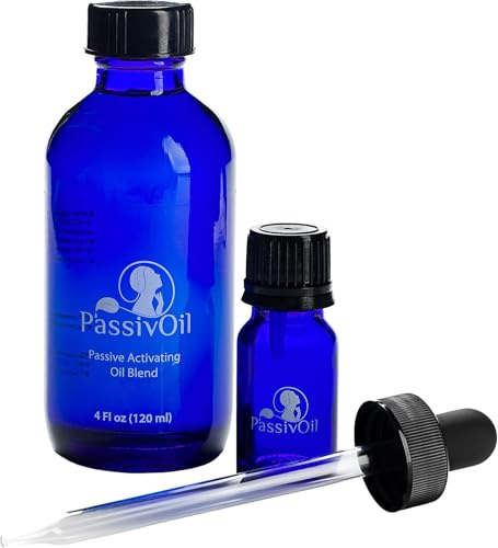 PassivOil - Aceites esenciales para el cuidado de la piel, aromaterapia, relajación y metabolismo - Aceite de grado terapéutico con aceite de coco, aceite de resina de incienso y ylang-ylang - 120 ml