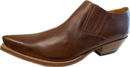Sendra 4133 Bottines de cowboy unisexes marron avec sac de transport Roy Dunn's Graisse pour cuir, marron, 41 EU