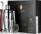Rusty Barrel Cocktail Kit Modelo Mayfair | Coctelera Profesional de Acero Inoxidable con Cocteleria Accesorios | Kit Cocktail, Kit Cocteleria, Cocktail Set | Elegante Caja de Regalo y Libro de Recetas