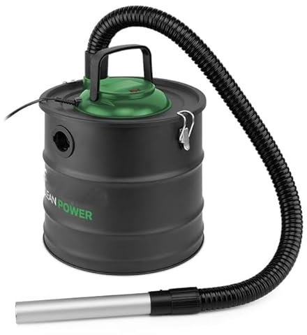 Suinga Aspiradora de Cenizas 1200W | Aspirador de Ceniza para Chimeneas, Estufas y Barbacoas con Depósito de 20 litros