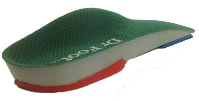 Dr Foot Pro Supination Insoles with Maximum Support (3/4 Length) Pair (Medium (U.K Shoe Size 7-8) (U.S.A Shoe Size 8-9))