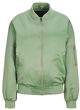 JJXX JACK & JONES Women's JXMADISON SATIN BOMBER JACKET Bomber Jacket, Loden Frost, M