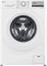 LG F4WV31X3G, Klasse B, Frontlader-Waschmaschine 10,5 kg, 1400 U/min, AI Direct Drive, Wi-Fi, Tiefenreinigung mit Dampf, Größere Kapazität, Außentür aus Sicherheitsglas, 62 x 60 x 85 cm ꟷ Weiß