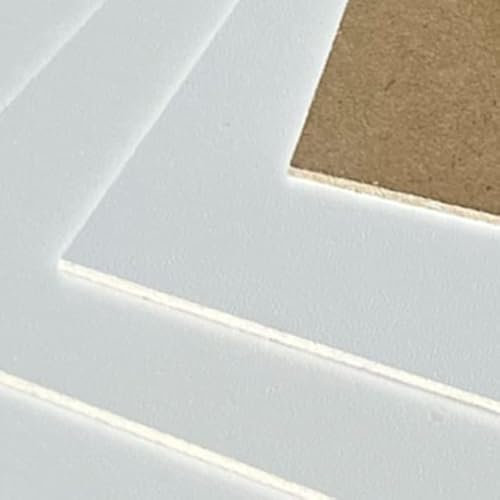 Hartfaserplatte Rückwandplatte 3mm HDF ZUSCHNITT auf Maß (120 x 80cm, HDF 3mm / weiß)