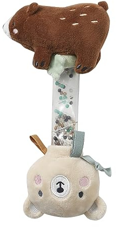 VERTBAUDET Jouet Bébé Bâton de Pluie Éveil Sensoriel d'Éveil marron TU | doudou, sonore, jeu, enfant, toucher, textures