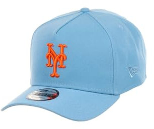New Era New York Mets MLB Cooperstown Sky Blue 9Forty A-Frame Snapback Cap - One-Size